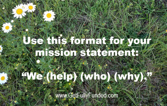 How to write a strong nonprofit mission statement