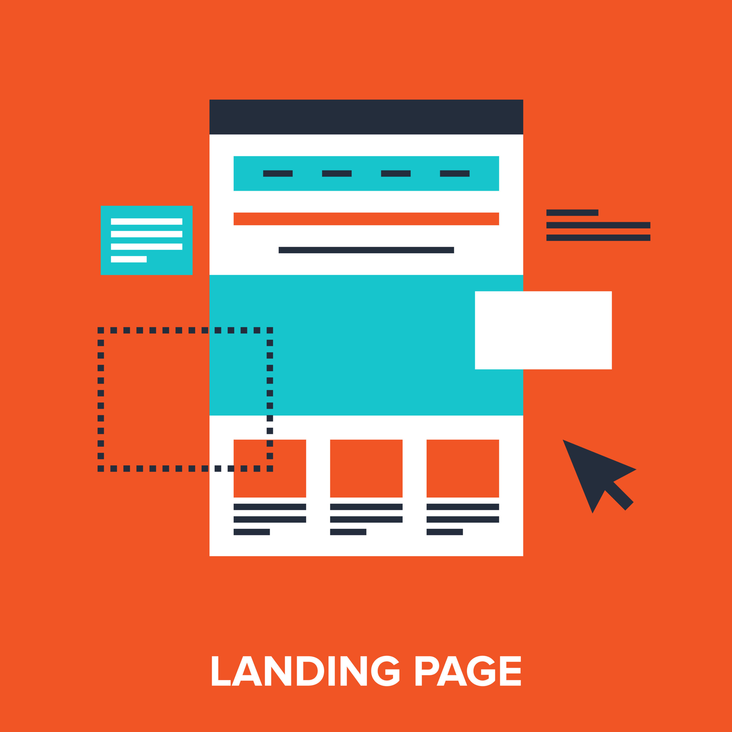 Simple landing page design, Landing page design contest