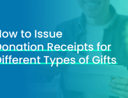 How to Issue Donation Receipts for Different Types of Gifts